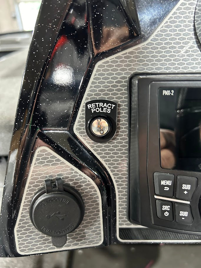 Poles Up  (Shallow Water Anchor Reminder Kit)