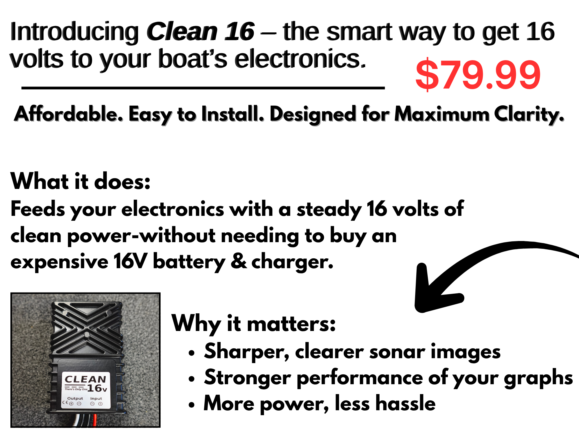 Clean 16V (Powers 3 Devices)