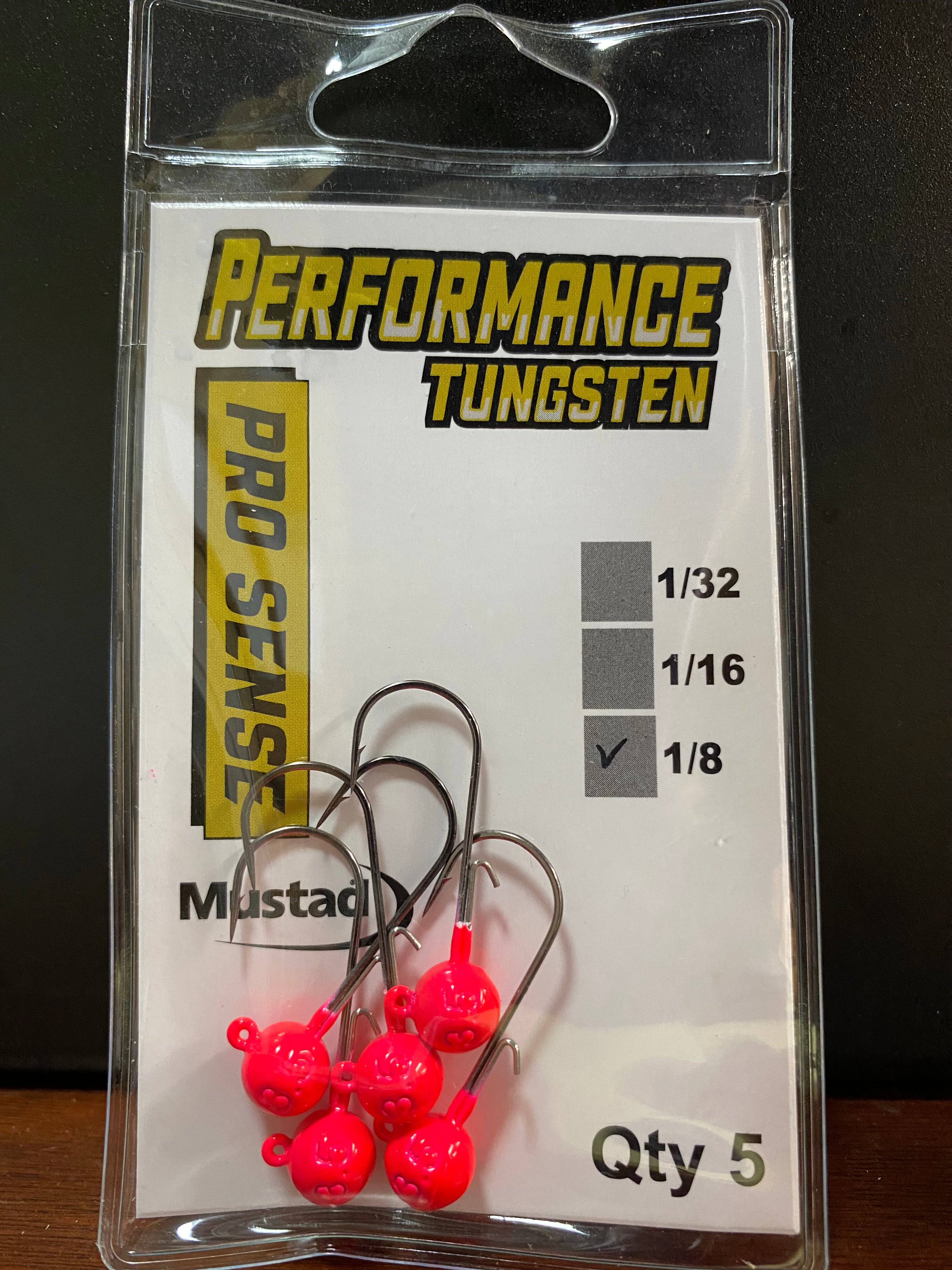 Performance Tungsten Crappie Jig Head 5pk