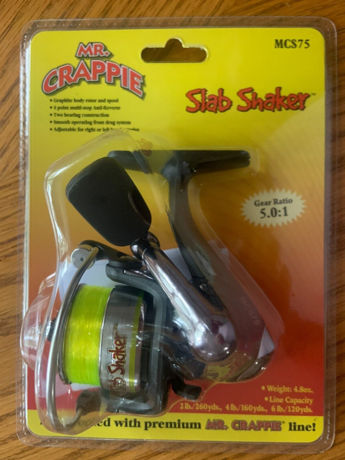 crappie fishing spinning reel Mr. Crappie Slab Shaker Spinning Reel (MCS75)