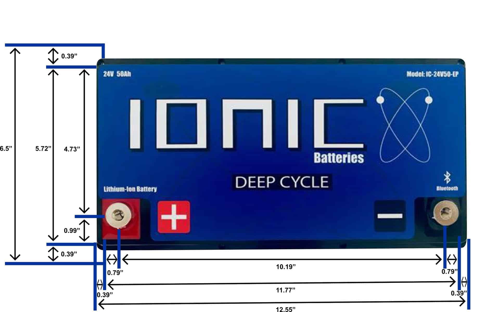 24 Volt 50Ah Lithium Battery