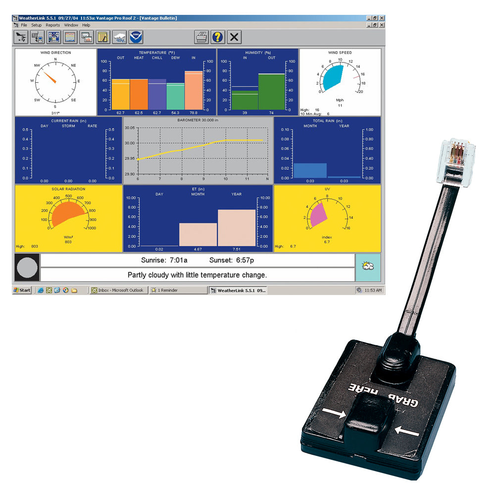 Wireless Vantage Pro2 Plus with UV & Solar Radiation Sensors and  WeatherLink Console by Davis Instruments