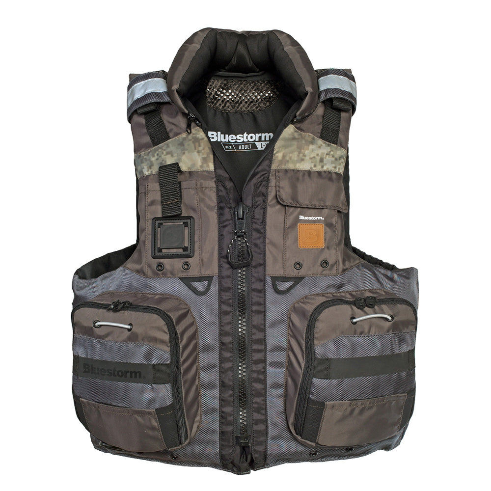 Bluestorm Classic Adult Fishing Life Jacket - Legendary Driftwood - S/M [BS-70B-TPE-S/M]