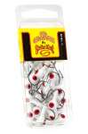 Mr Crappie Jig Heads 1/16 Refrigerator White 25pk