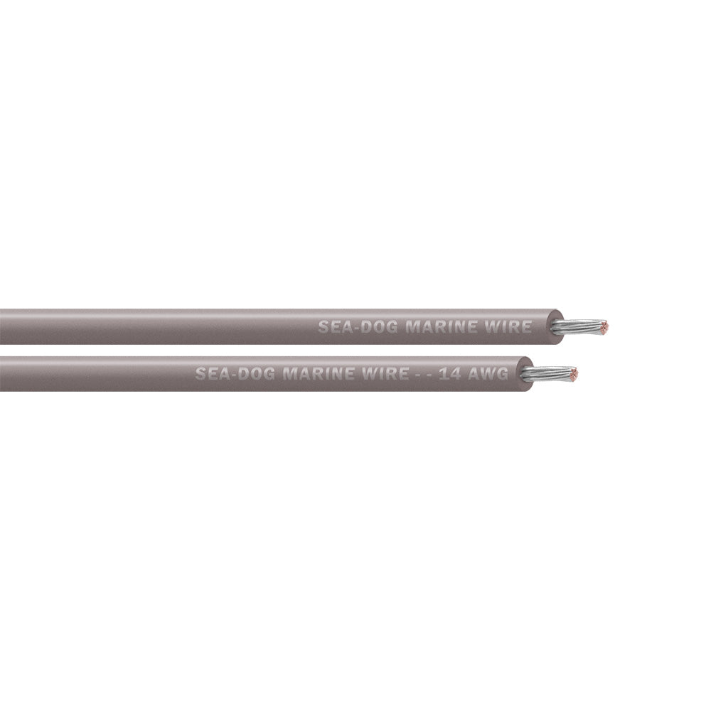 Sea-Dog 14 AWG Grey Primary Wire - 100' [8014112]