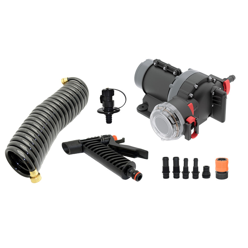 Johnson Pump Aqua Jet II WD - 3.5 GPM - 12V - Full Pump Kit [10-25013-14]