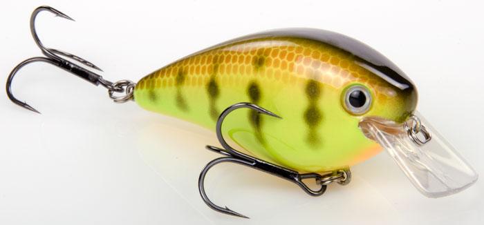 Strike King KVD 2.5 Squarebill (Chartreuse Perch)