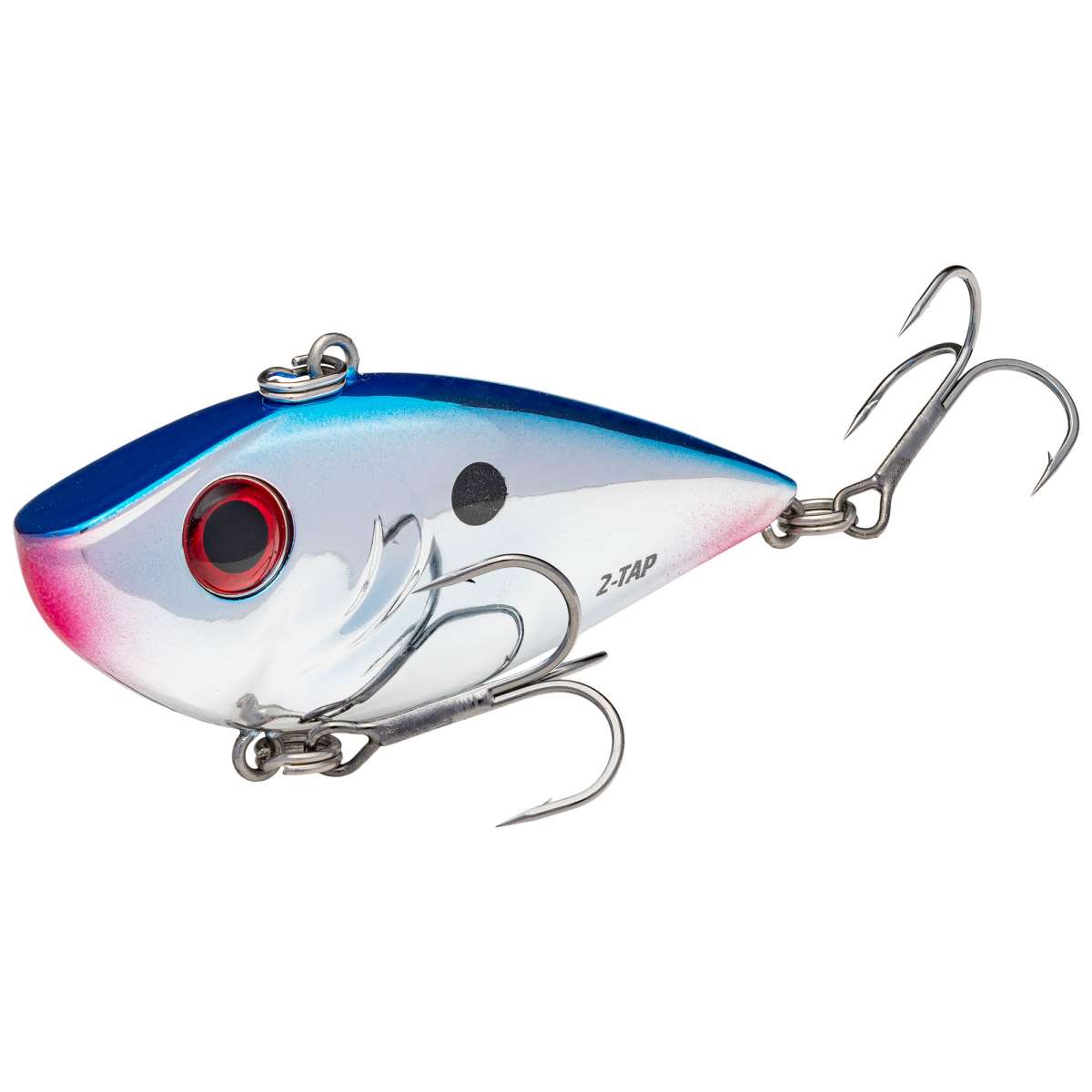 Strike King Red Eye Shad 2-Tap 1/2 oz (Chrome/Blue)