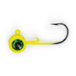 ACCJIG116CHARTREUSE ACC Crappie Jig Head 1/16oz Chartreuse 8pk