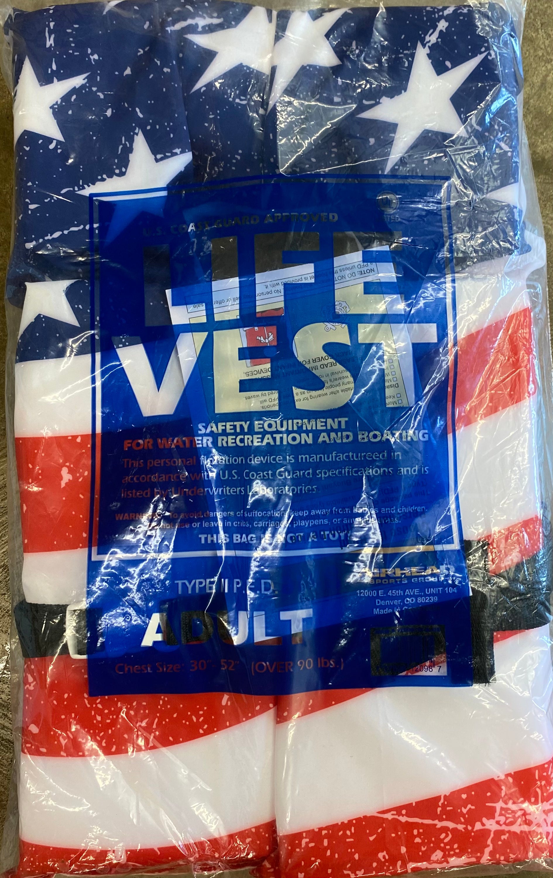 Life Vest (stars & stripes)