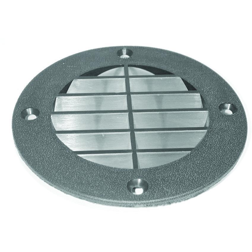 T-H Marine LV1FWDP Boat Vent Cover; Louver Vents; 5-5/8 Overall Diameter; Fish White; Single; Fits 4 Inch Hole