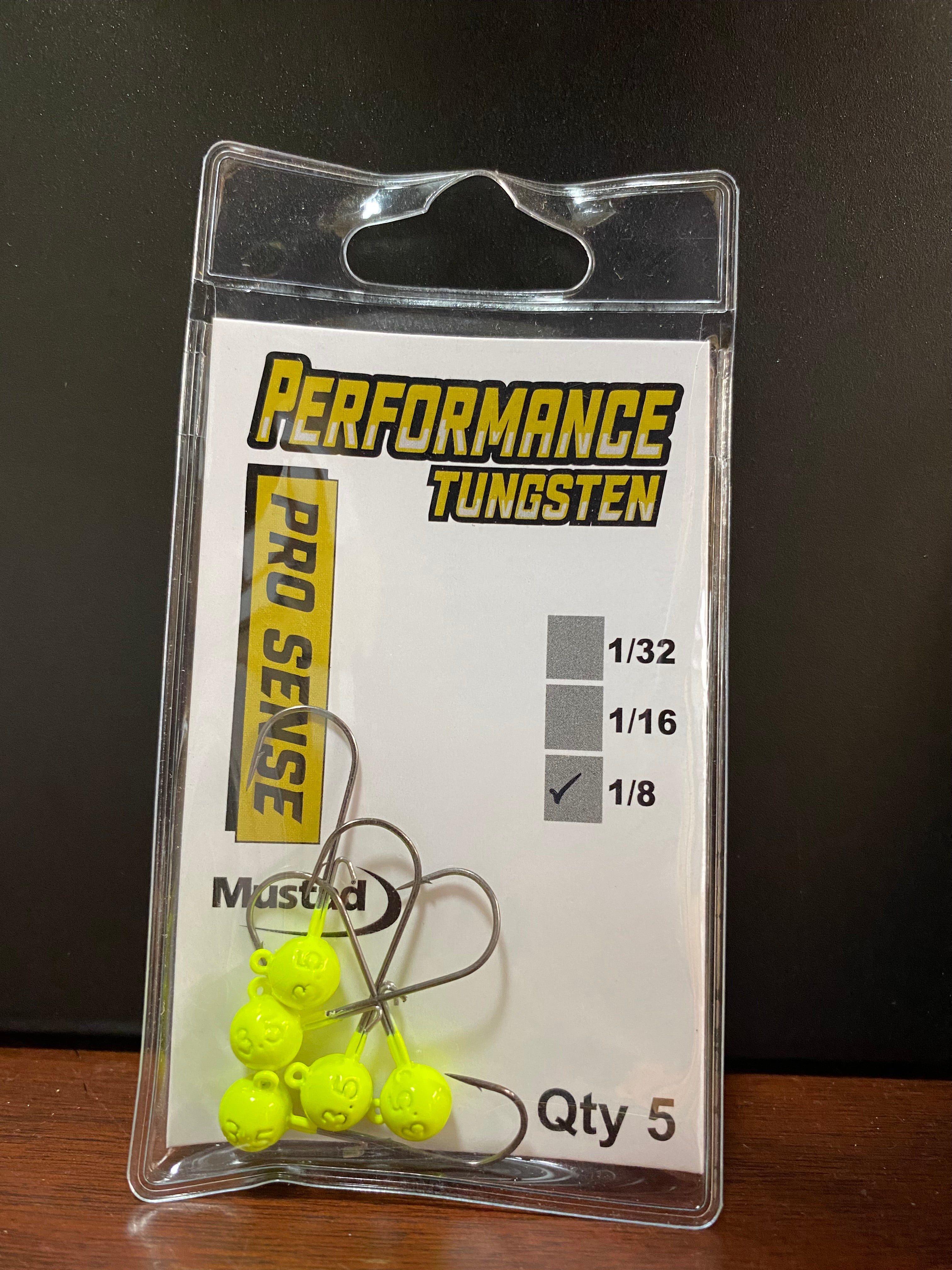 Performance Tungsten Crappie Jig Head 5pk