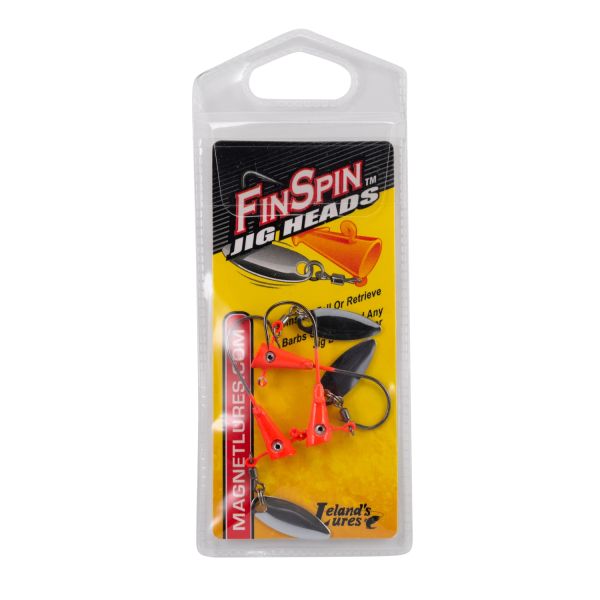 FinSpin Jigheads 1/16 (Orange)