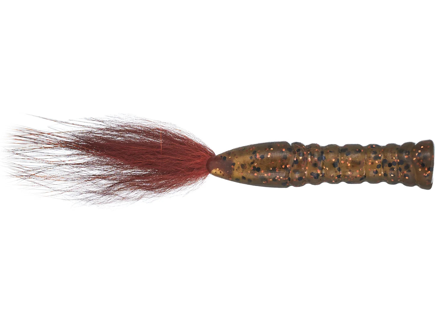 Rabid Baits 3'' Fox Tail (Green Pumpkin Orange)