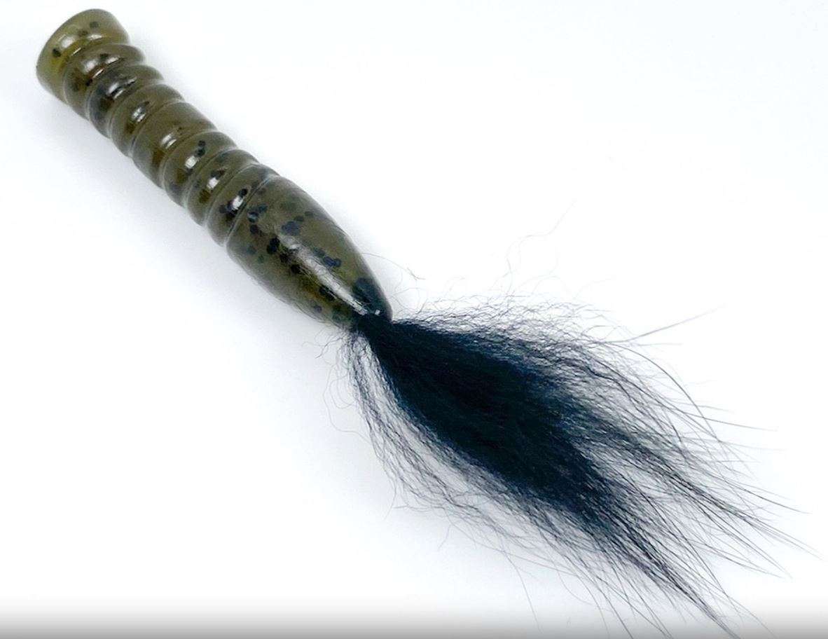 Rabid Baits 3'' Fox Tail (Green Pumpkin Black)