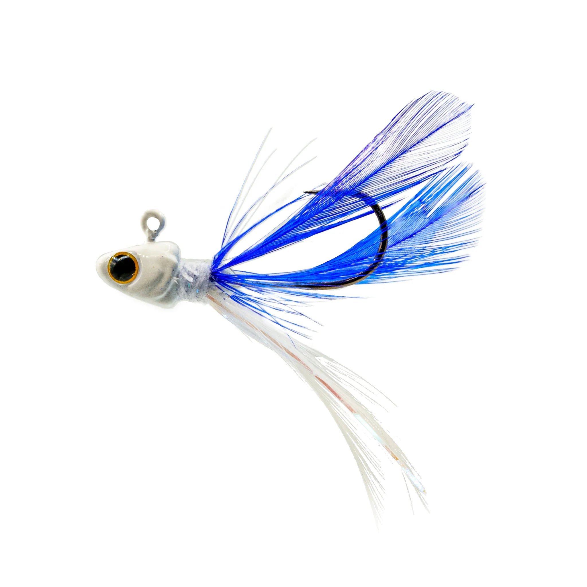 6th Sense Pluck Hair Jig (Royal Minnow) 1/16oz 3pk