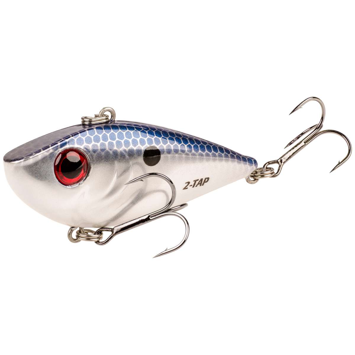 Strike King Red Eye Shad 3/4 2-Tap (Chrome Blue)