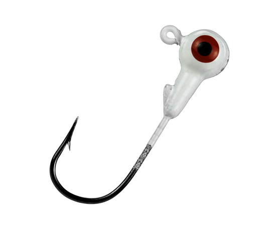 Mr Crappie Jig Head 1/16 oz Refrigerator White