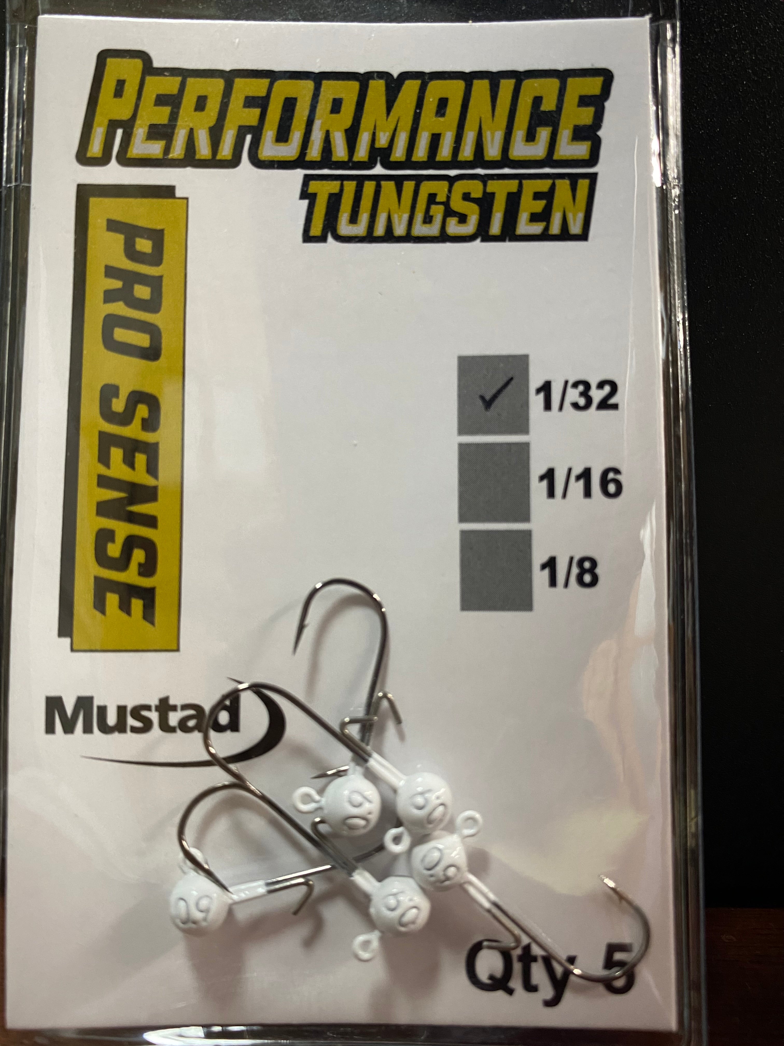 Performance Tungsten Crappie Jig Head 5pk