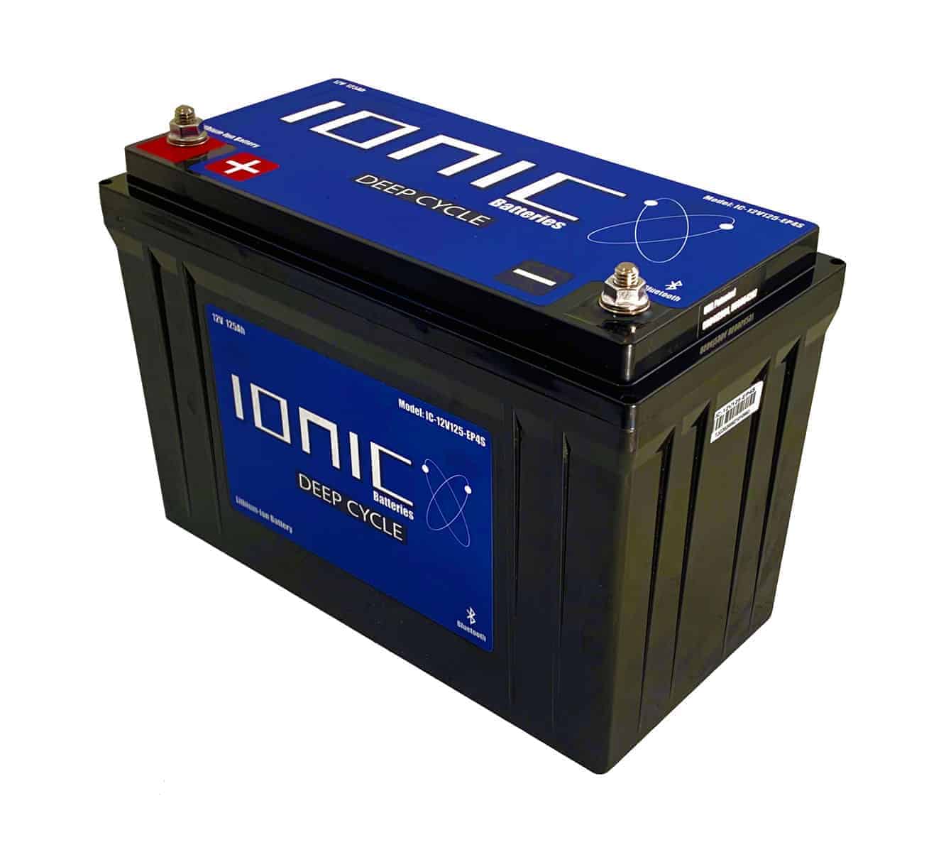 Ionic 12 Volt 125Ah Lithium Deep Cycle Battery