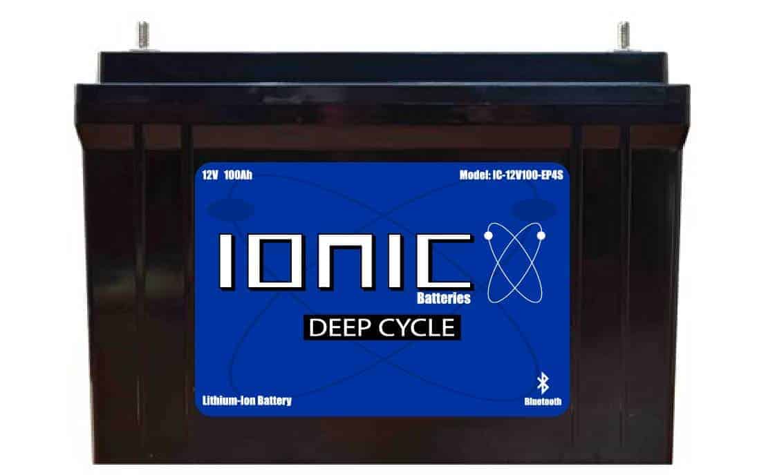 Ionic 12 Volt 100Ah Lithium Deep Cycle Battery