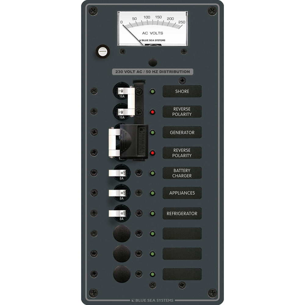 Blue Sea 8589 AC Toggle Source Selector (230V) - 2 Sources + 6 Positions [8589]