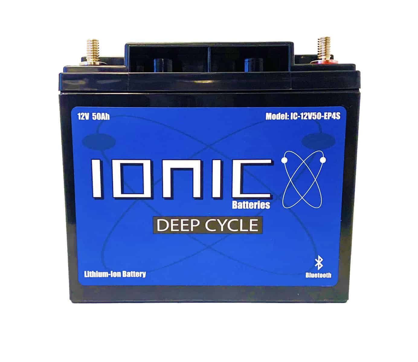 Ionic 12 Volt 50Ah Deep Cycle Lithium Battery