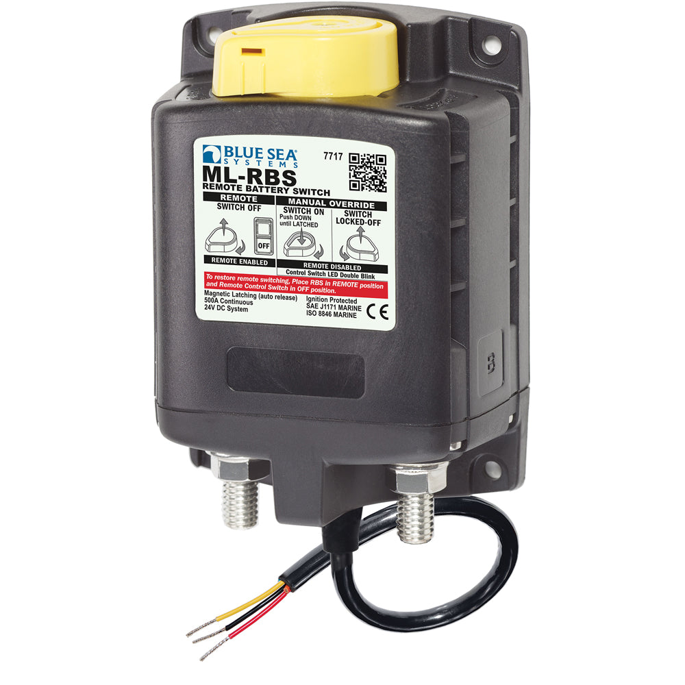 Blue Sea 7717 ML-RBS Remote Battery Switch w/Manual Control Auto-Release - 24V [7717]