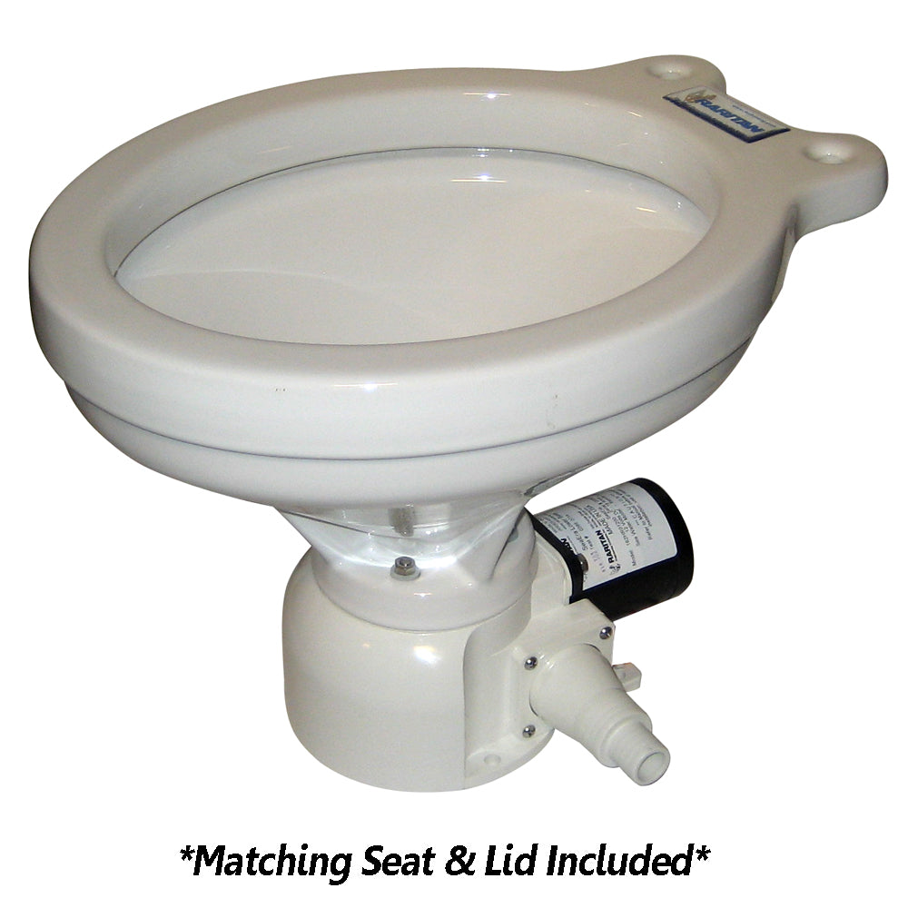 Raritan Sea Era Toilet - Household Style - Remote Intake Pump - Straight  90 Discharge - Smart Toilet Control - 12v [162HR012]