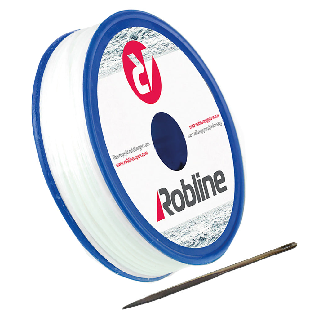 Robline Waxed Whipping Twine Kit - 0.8mm x 40M - White [TY-KITW]
