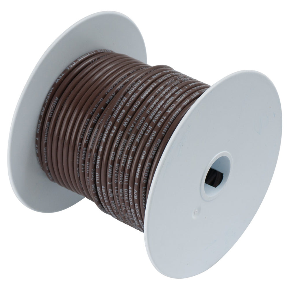 Ancor Brown 14AWG Tinned Copper Wire - 100' [104210]