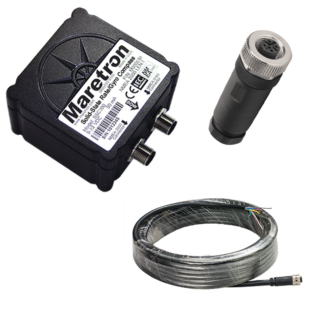 Maretron Solid-State Rate/Gyro Compass w/10m Cable & Connector [SSC300-01-KIT]