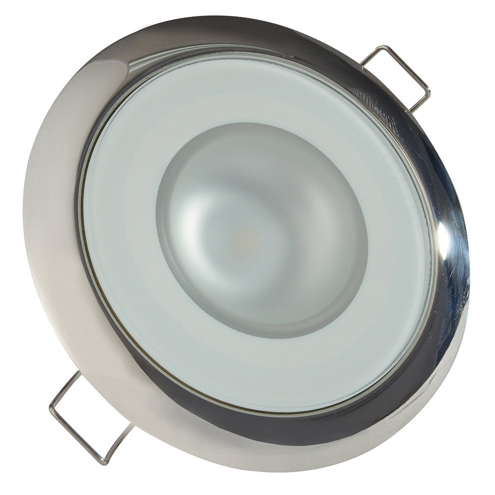 Lumitec Mirage Flush Mount Down Light Spectrum RGBW - Polished Bezel [113117]