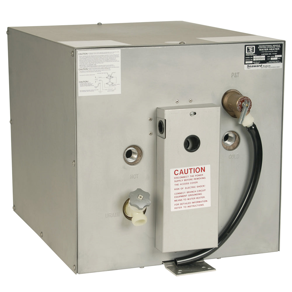 Whale Seaward 11 Gallon Hot Water Heater w/Rear Heat Exchanger - Galvanized Steel - 120V - 1500W [S1100]