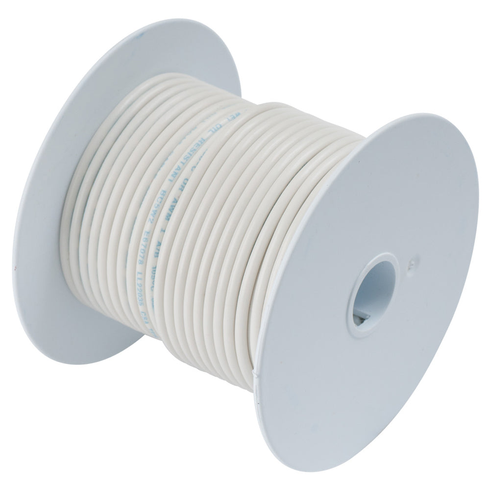 Ancor White 16 AWG Tinned Copper Wire - 100' [102910]