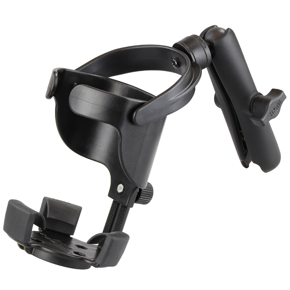 RAM Mount Level Cup XL w/Long Double Socket Arm [RAM-B-417B-C-201U]