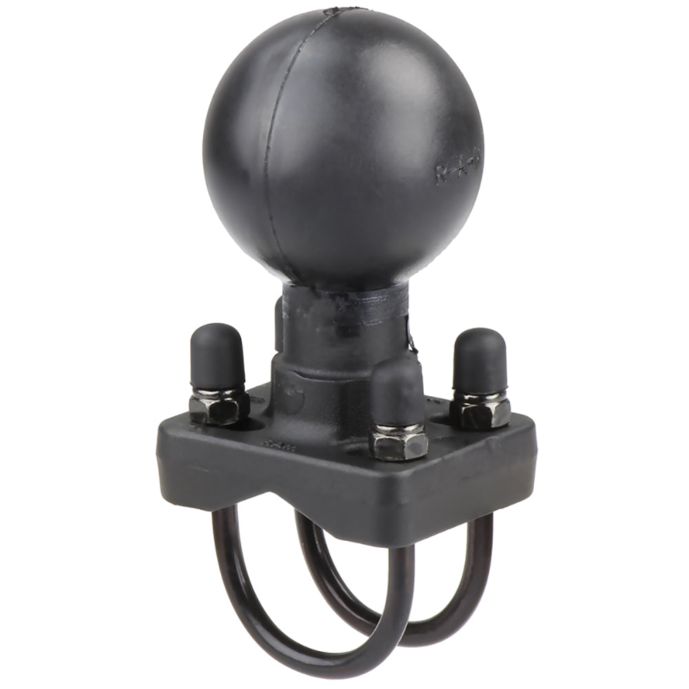 RAM Mount Double U-Bolt Base w/D Size 2.25" Ball f/Rails 1.25" - 1.5" Diameter [RAM-D-235-1U]