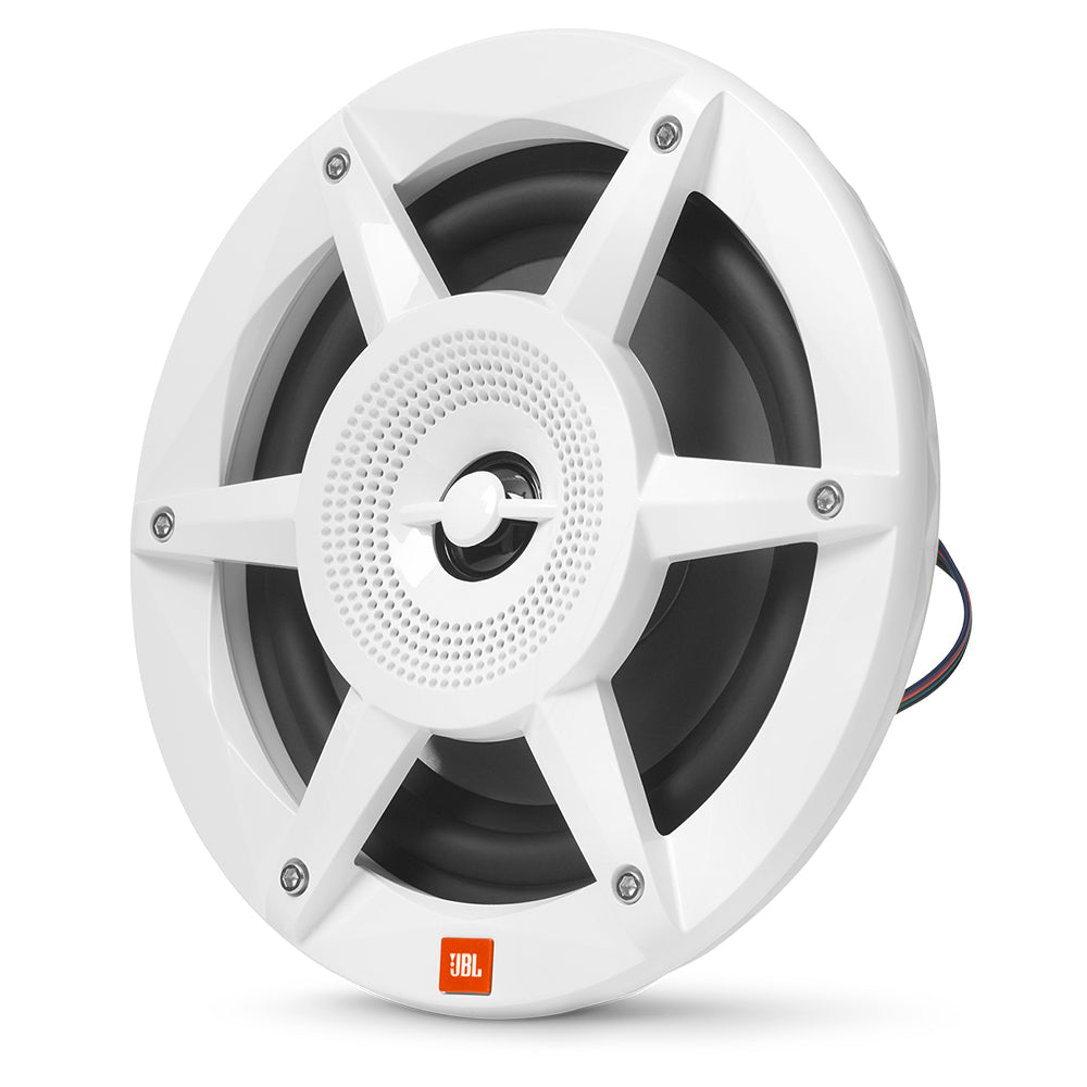 JBL 6.5" Coaxial Marine RGB Speakers - White STADIUM Series [STADIUMMW6520AM]