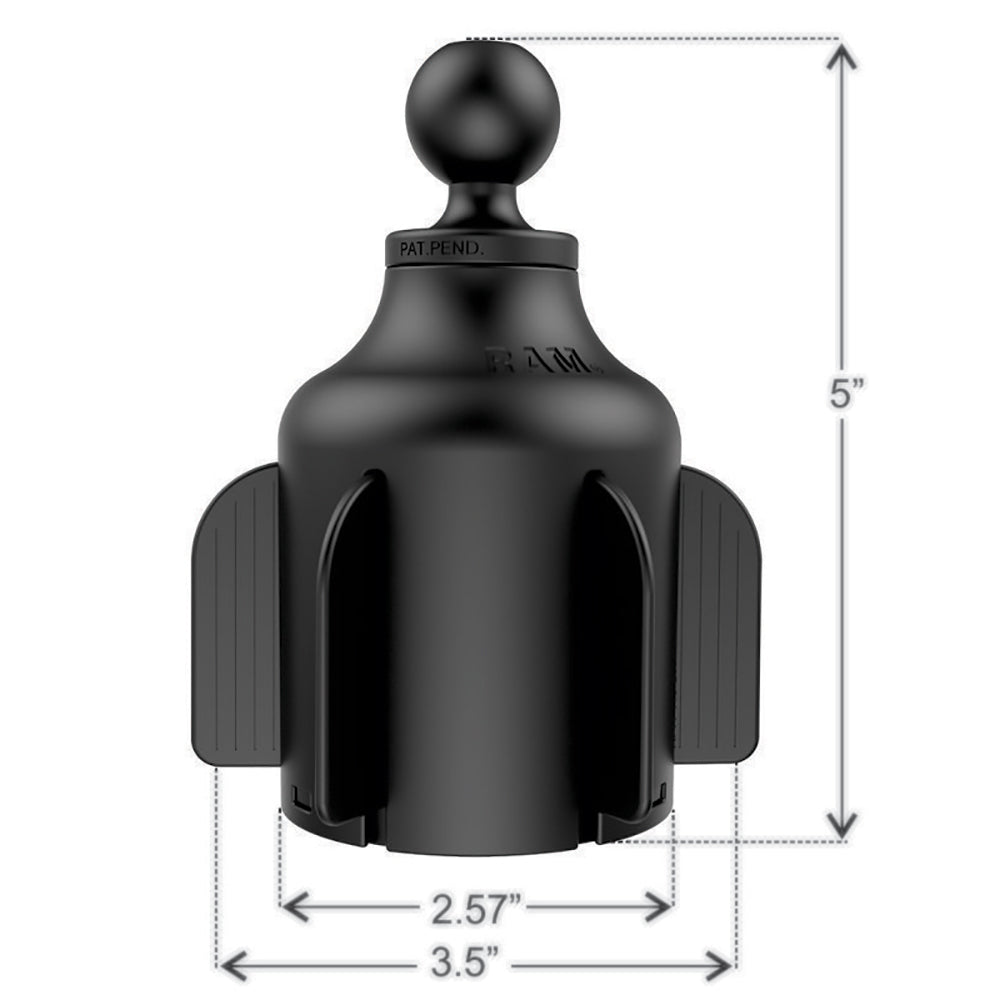 RAM Mount RAM Stubby Cup Holder Ball Base [RAP-B-299-4U]