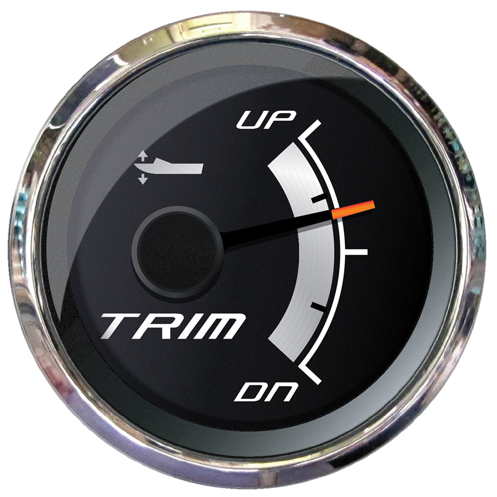 Faria Platinum 2" Trim Gauge f/Mercury, Mariner, Mercruiser, Volvo DP, Yamaha 2001  Newer [22019]