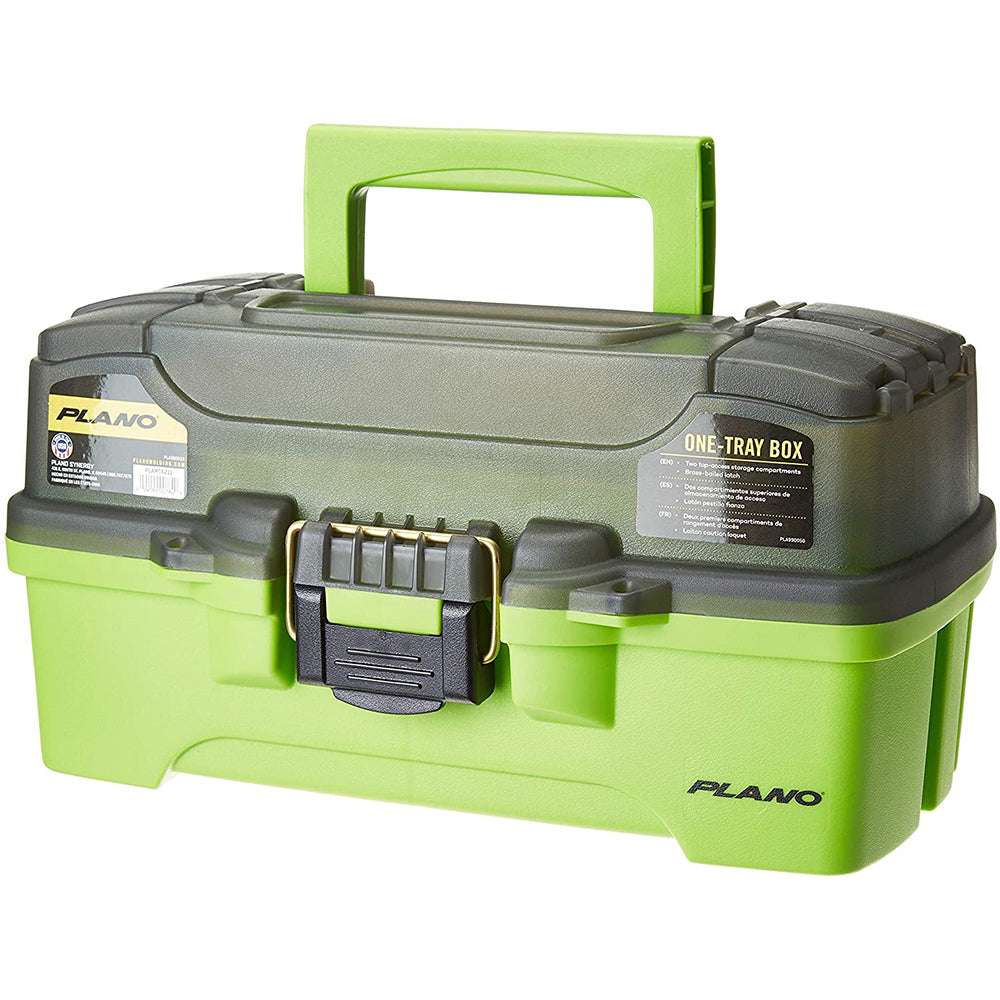 Plano Hip Roof Tackle Box w/6-Trays - Green/Sandstone [861600]