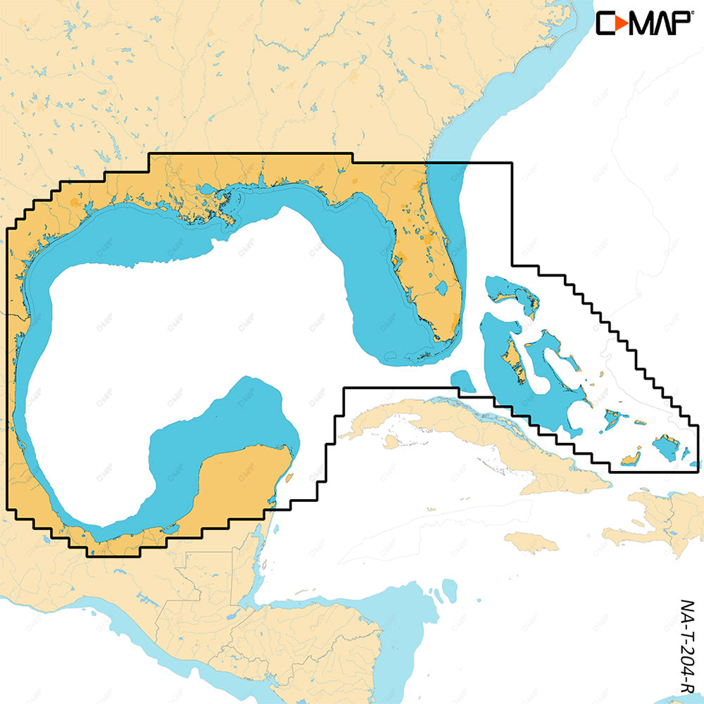 C-MAP REVEAL X - Gulf of Mexico  Bahamas [M-NA-T-204-R-MS]